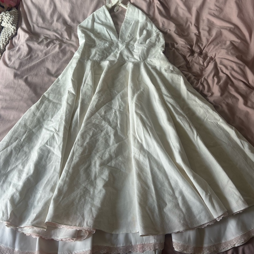 White Custom Handmade dress